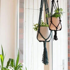 X-Instrucciones para colgador de plantas macramé