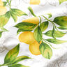 Tela decorativa Panama Limones – blanco/amarillo limón,  thumbnail number 2