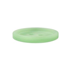 Botón de plástico de 2 agujeros Basic - verde claro, 