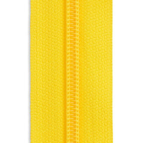 Cremallera [5 mm] Plástico – amarillo sol, 