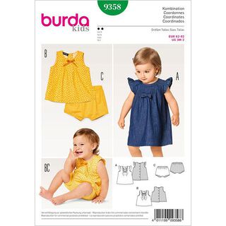Patron 9233 Burda Kids Accessoires Bebe Tu