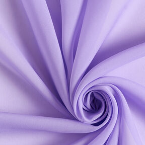Chifón de seda – lila pastel, 