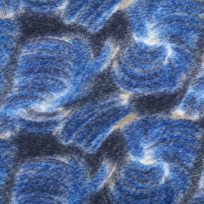 Batik de punto fino rugoso – azul marino/azul noche, 