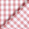 Tela de algodón Cuadros vichy 1 cm – rosa antiguo/blanco,  thumbnail number 4