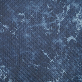 Tejido acolchado chambray teñido anudado – azul vaquero, 