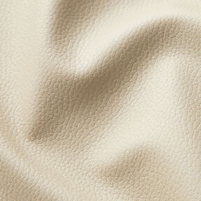 Tela de tapicería Imitación de piel Ligero relieve – almendra, 