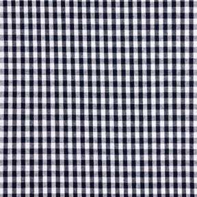 Tela de algodón Cuadros vichy 0,5 cm – azul negro/blanco, 