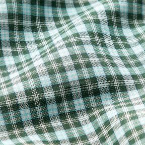 Tela de algodón con cuadros vichy en capas – verde pino/azul claro, 