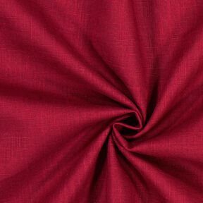 Tejido de lino con mezcla de ramio mediano – rojo oscuro, 