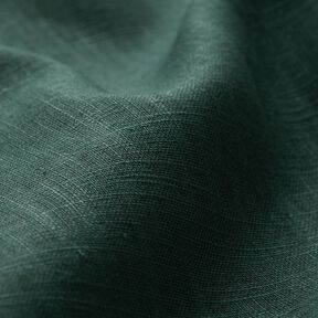 Tejido de lino con mezcla de ramio mediano – verde oscuro, 