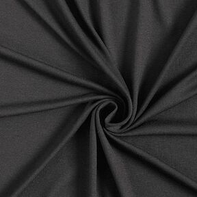 Tela de jersey de viscosa Ligera – negro, 