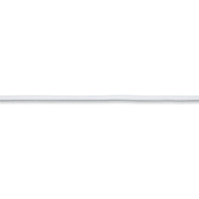 Cordón de goma [Ø 3 mm] – blanco, 