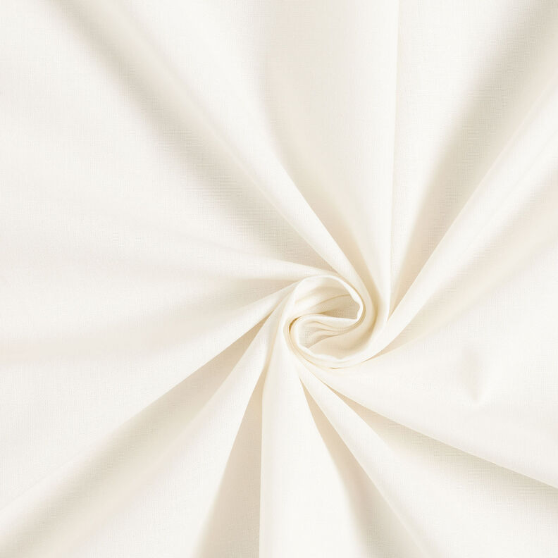 Tela de algodón Cretona Uni – blanco lana,  image number 1