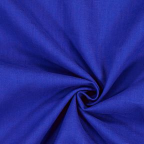 Tejido de lino con mezcla de ramio mediano – azul real, 