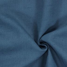 Tejido de lino con mezcla de ramio mediano – azul vaquero, 