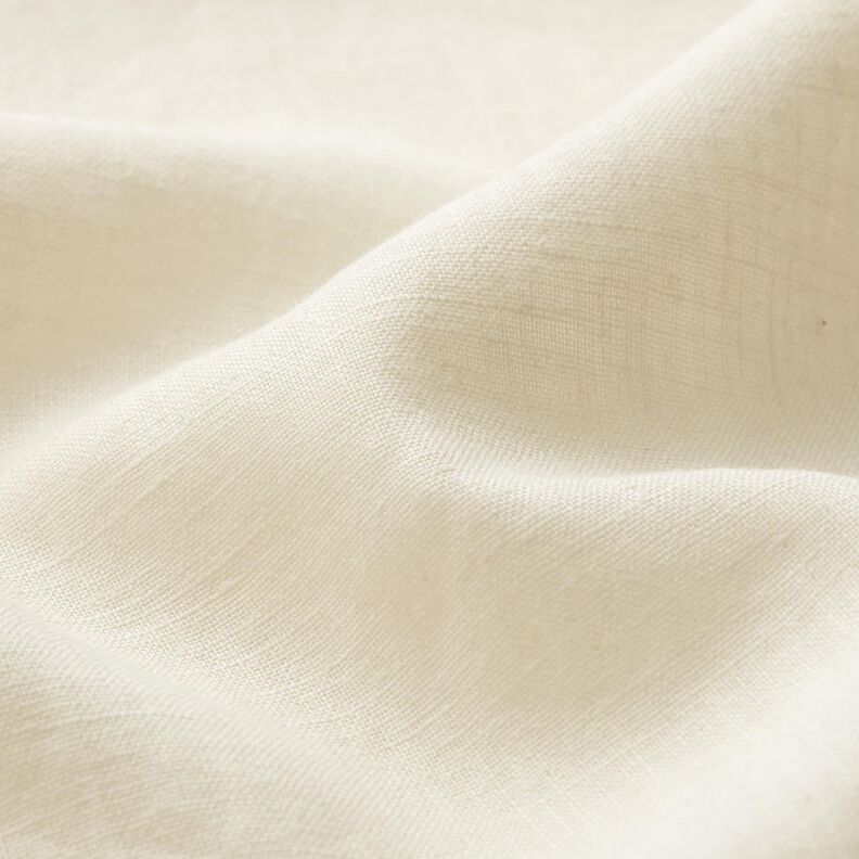 Mezcla de lino ligero prelavado – blanco lana,  image number 3
