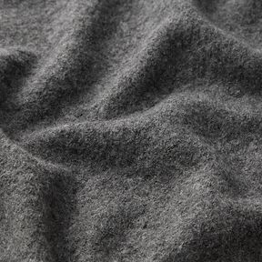 Tejido de punto ligero de mezcla de lana y viscosa – gris oscuro, 