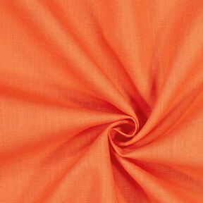Tejido de lino con mezcla de ramio mediano – naranja, 