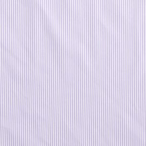 Popelina de algodón Mini rayas – lila/blanco, 