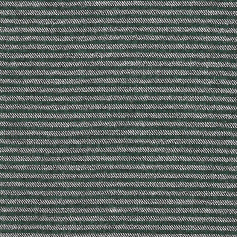 Tela para pantalón a rayas – verde oscuro/gris,  image number 1