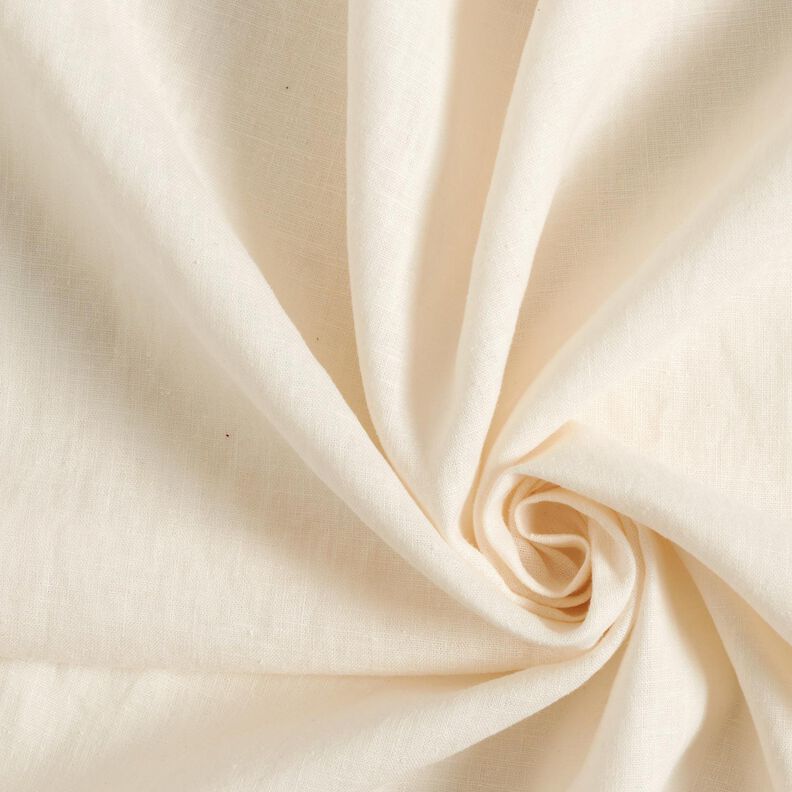 Mezcla de lino ligero prelavado – blanco lana,  image number 1