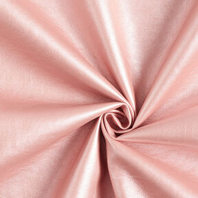 Piel sintética Brillo metálico – rosa, 