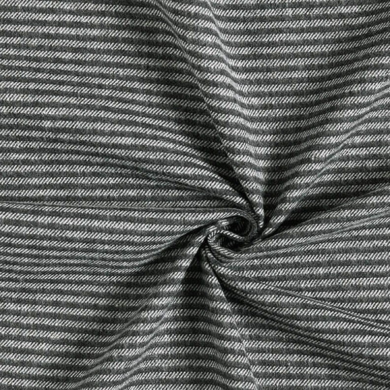 Tela para pantalón a rayas – granito/gris,  image number 3