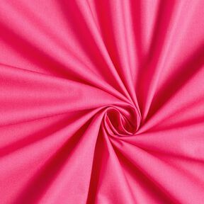 Popelina de algodón Uni – rosa intenso, 