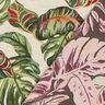 Jacquard tapiz Palmera Monstera – verde/rojo,  thumbnail number 4