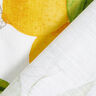 Tela decorativa Panama Limones – blanco/amarillo limón,  thumbnail number 4