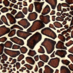 Imitación de piel de animal jirafa – marrón, 