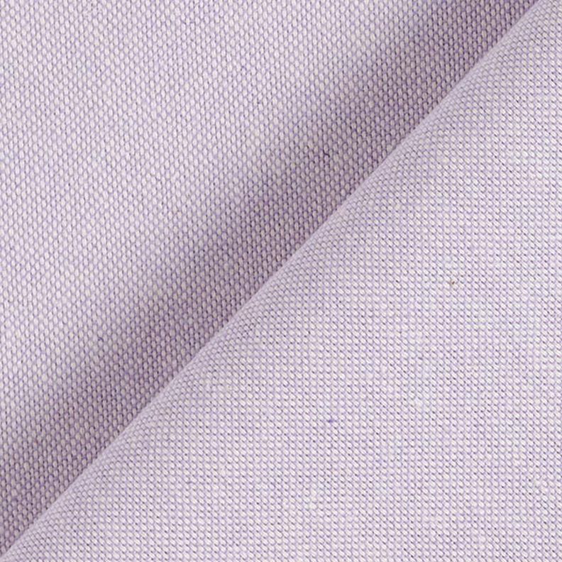 Tela decorativa Panama media Tejido Chambray reciclado – lila pastel,  image number 3