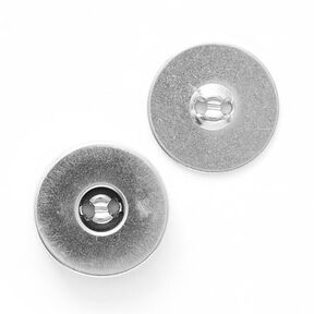 Botón magnético [ Ø18 mm ] – plateado metálica, 