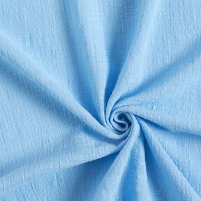 Tela de algodón aspecto lino – azul claro, 