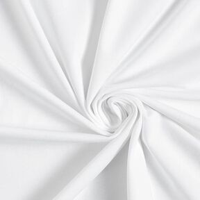 Tela de jersey de algodón Uni mediano – blanco, 