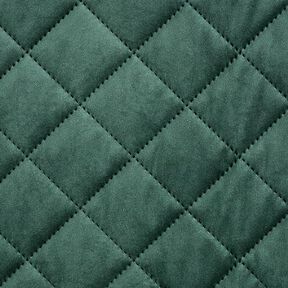 Tela de tapicería Terciopelo Tela acolchada – verde oscuro, 