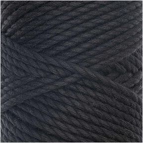 Hilo de macramé Creative Cotton Cord Skinny [3mm] | Rico Design – negro, 