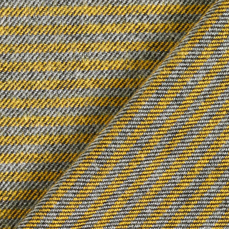 Tela para pantalón a rayas – amarillo/gris,  image number 4