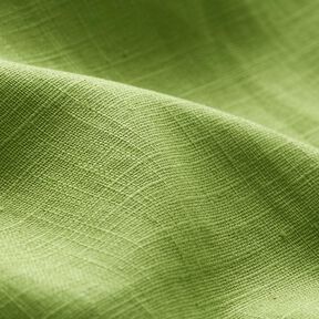 Tejido de lino con mezcla de ramio mediano – verde musgo, 