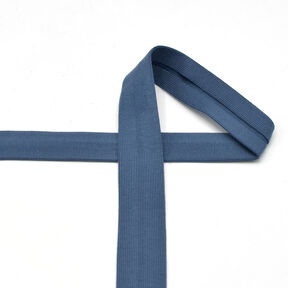 Cinta al biés Tela de jersey de algodón [20 mm] – azul vaquero, 