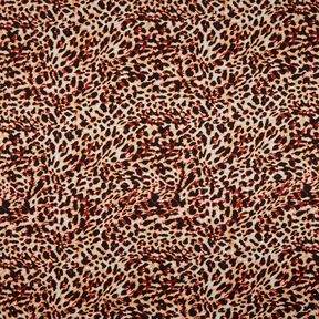 Tela de jersey de viscosa Pequeño estampado de leopardo – terracotta/albaricoque, 