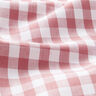 Tela de algodón Cuadros vichy 1 cm – rosa antiguo/blanco,  thumbnail number 2