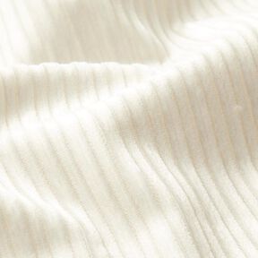 Pana elástica mixta algodón-viscosa lisa – blanco, 