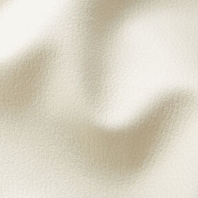 Tela de tapicería Imitación de piel Ligero relieve – crema, 