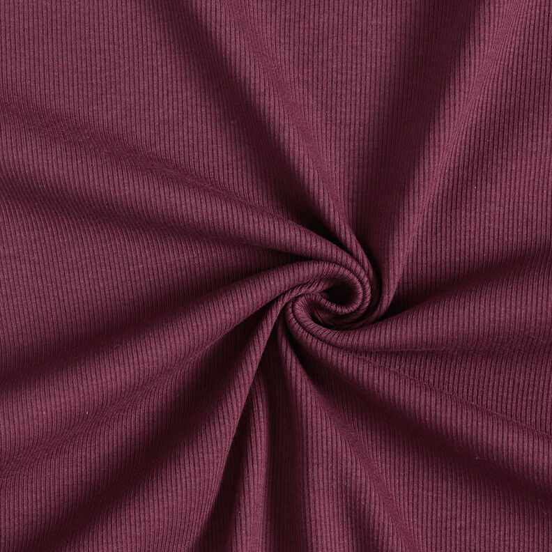 Textura fina Tela de jersey de algodón – merlot,  image number 1