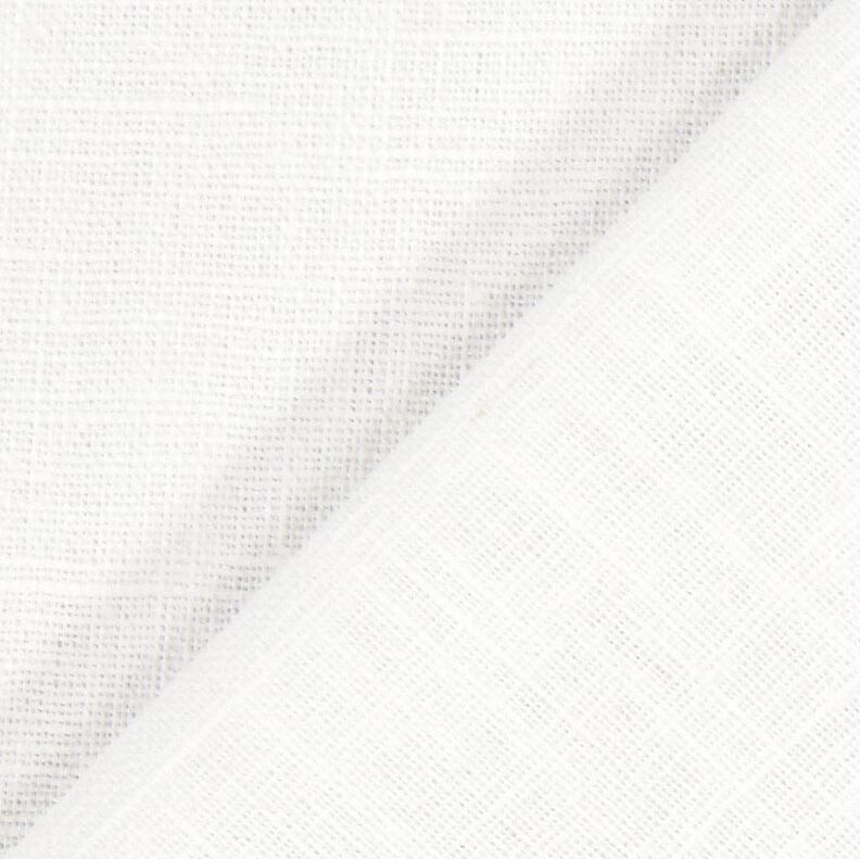 Tejido de lino con mezcla de ramio mediano – blanco,  image number 4