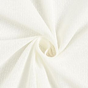 Tela para cortinas Rayas Hilo con efecto 300 cm – blanco, 