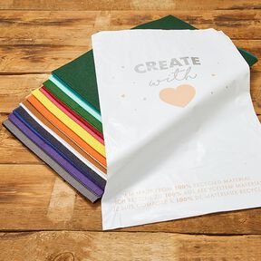 Fieltro para bolsas artesanales [ 15 Unidad ] – mezcla de colores, 