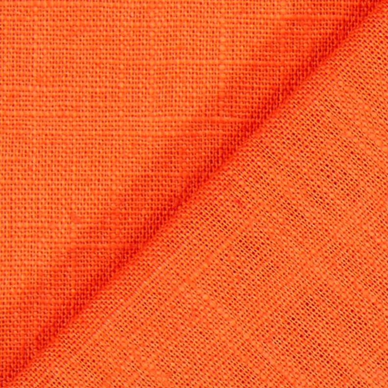 Tejido de lino con mezcla de ramio mediano – naranja,  image number 3