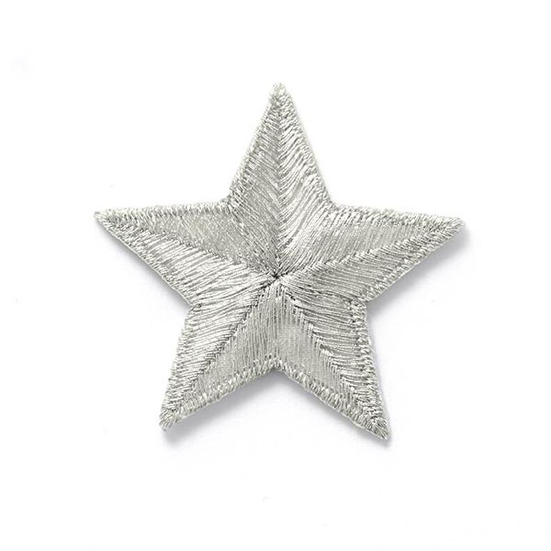 Parche Estrella – plata metalizada,  image number 1